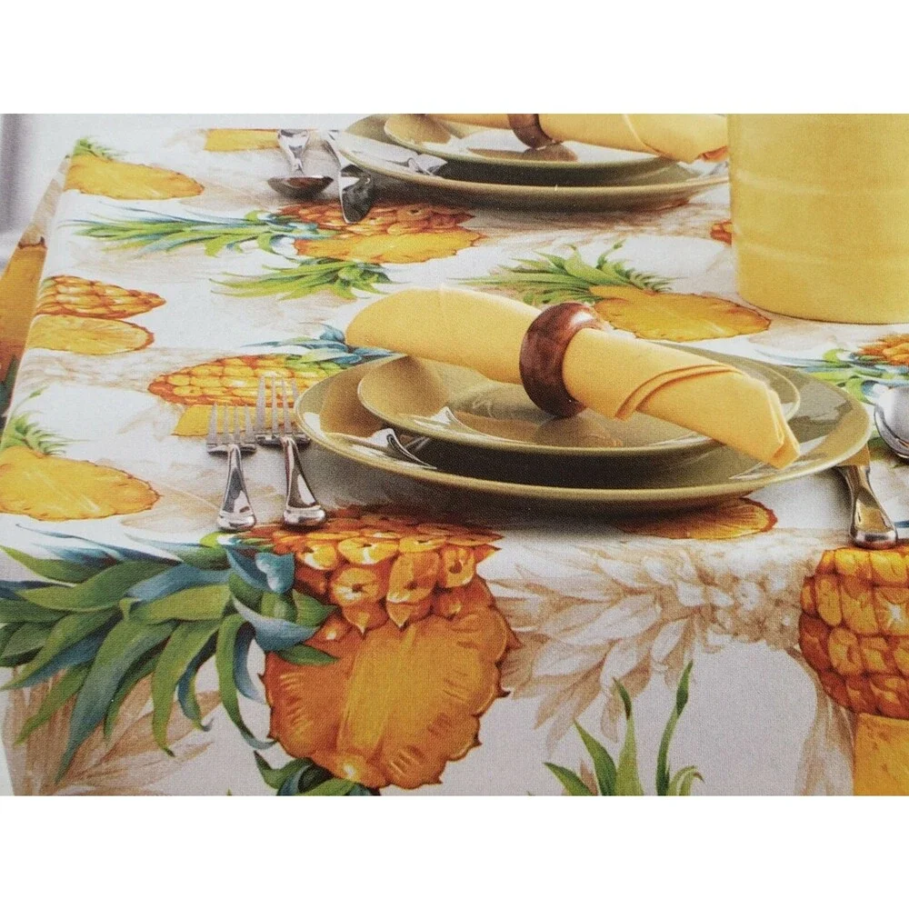 Printed Fabric Tablecloth 52